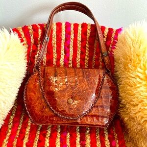 Alligator Cuban Hand Bag Vintage